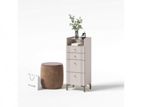 Комод 4 ящика КМ2 Одетта (дуб эндгрей/меланж) в Дивногорске - divnogorsk.mebel-nsk.ru | фото