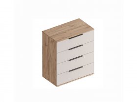 Комод с ящиками Сицилия (дуб альпийский/тефия) в Дивногорске - divnogorsk.mebel-nsk.ru | фото