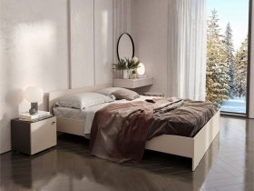 Кровать двухспальная 1,6м Гиза в Дивногорске - divnogorsk.mebel-nsk.ru | фото