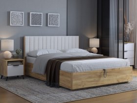 Кровать двуспальная 1,6м Юлия в Дивногорске - divnogorsk.mebel-nsk.ru | фото