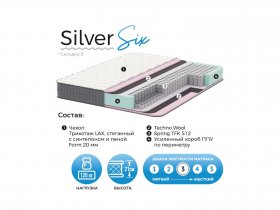 Матрас Silver Six в Дивногорске - divnogorsk.mebel-nsk.ru | фото