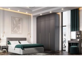 Модульная спальня Эккервуд в Дивногорске - divnogorsk.mebel-nsk.ru | фото