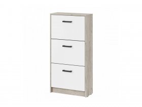 Обувница ОБ-2 Вега (дуб крафт серый/белый) в Дивногорске - divnogorsk.mebel-nsk.ru | фото