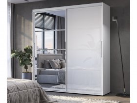 Шкаф-купе Крафт-6 2,0м (белый) в Дивногорске - divnogorsk.mebel-nsk.ru | фото